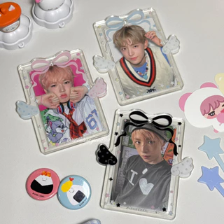 Angel Ribbon Photocard Frame 🪽🎀 เฟรมการ์ดโบว์ปีกนางฟ้า