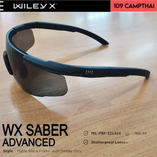 แว่นตา Wiley X แท้รุ่น SABER ชุด สามเลนส์ รหัส 308 โลโก้ใหม่ w ถอดสลับเลนส์ได้ เลนส์หนา 3mm. พร้อมกระเป๋าใส่ ประกันไทย