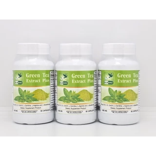 สารสกัดจากชาเขียว พลัส Green Tea Extract Plus ตรา บลูเบิร์ด 600 มิลลิกรัม 60 แคปซูล