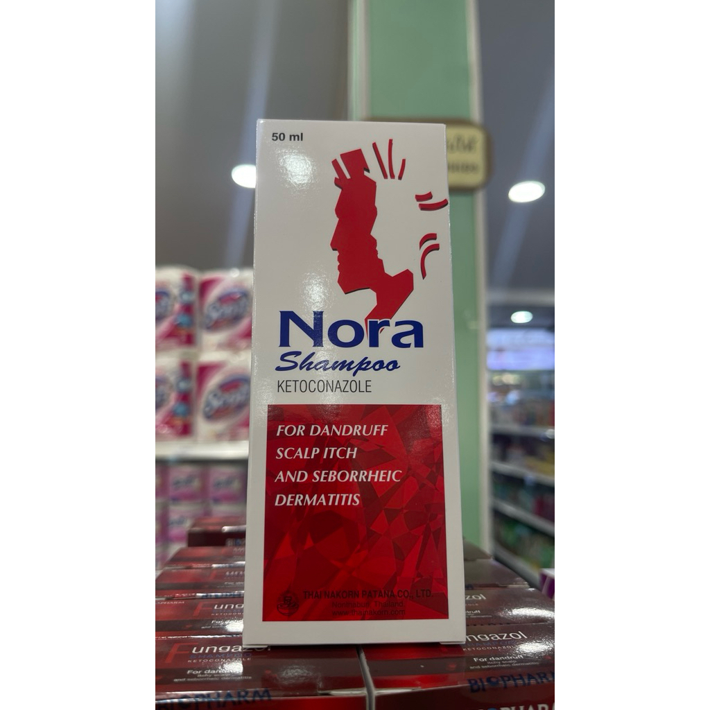 ยาสระผม Nora ขจัดรังแค ดูแลหนังศรีษะ50 ml