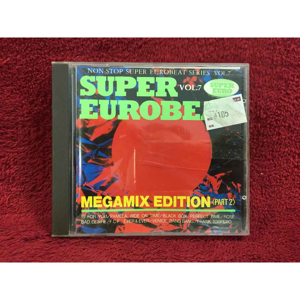 CD Super Eurobeat Vol. 7 - Mega Mix Edition สภาพตามรูปปก EA108-99
