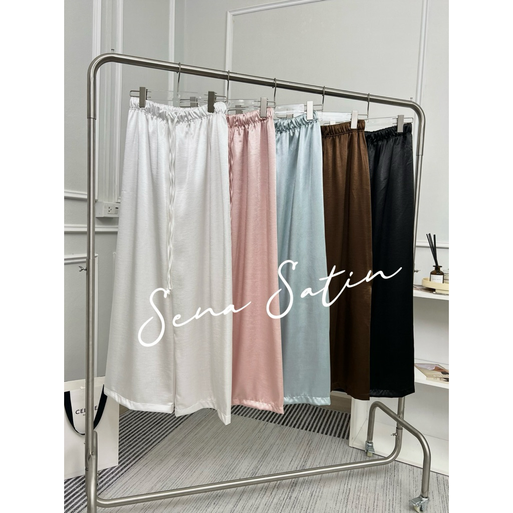 Sena Satin กางเกงขายาวผ้าซาติน ( NP7)