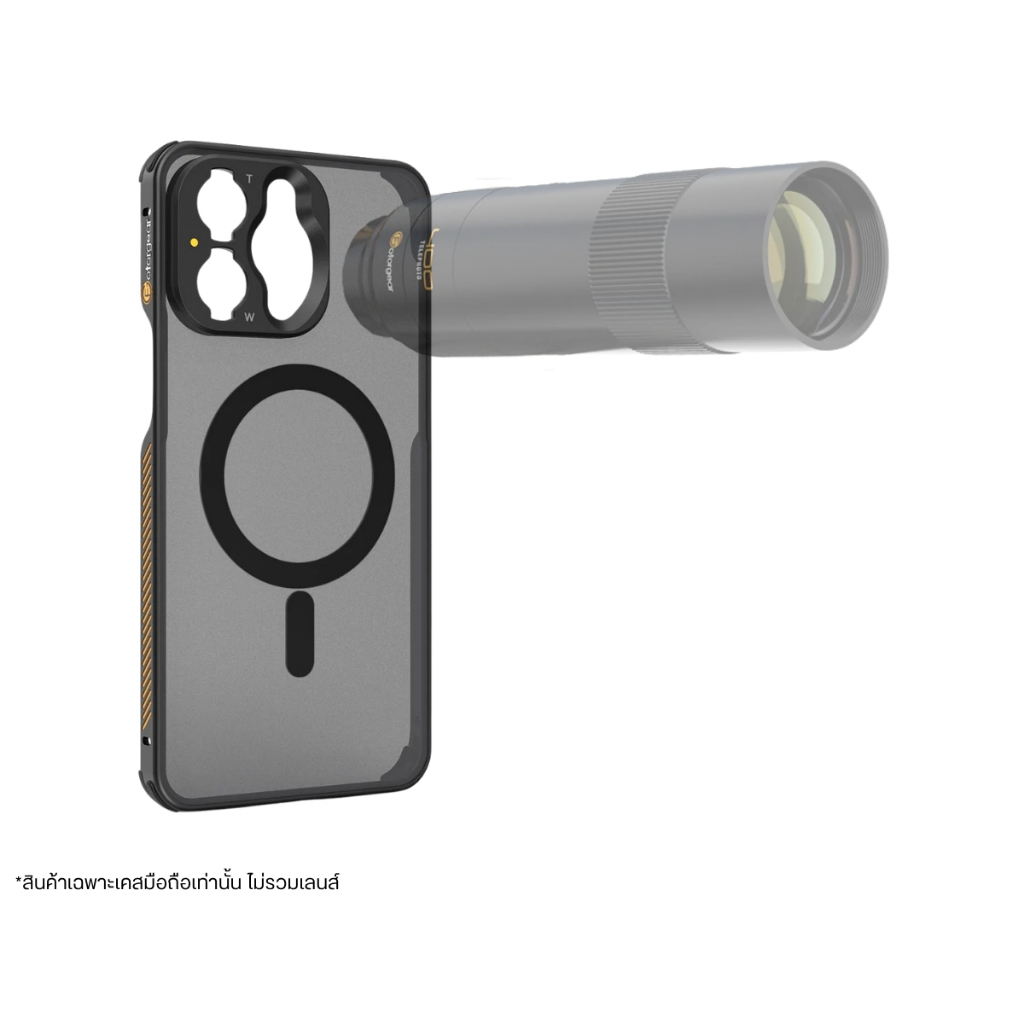 Fotorgear Phone Case เคส 15 Pro แบบ MagS afe พร้อมระบบ T-Mount ติดตั้งเลนส์เสริม ฟิลเตอร์