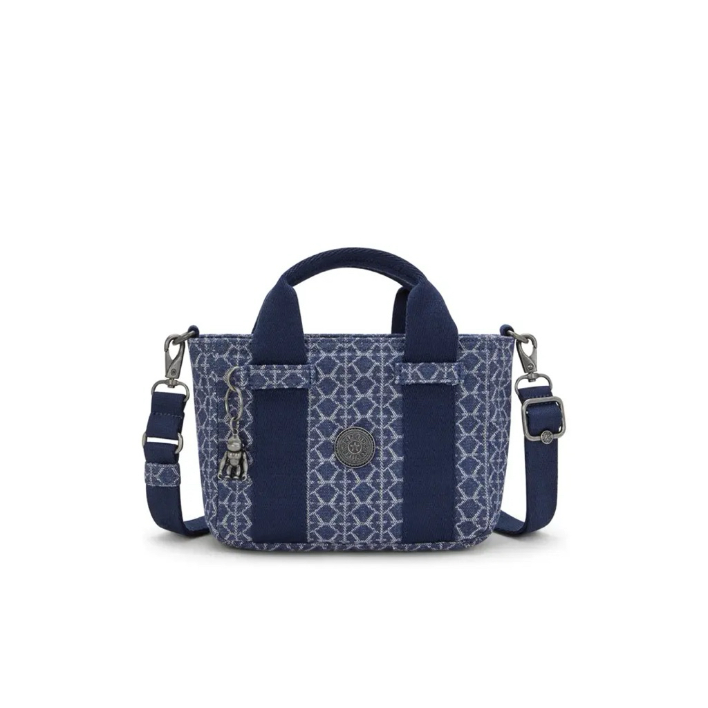 กระเป๋า Kipling ritta mini signature denim ใหม่ของแท้100%🐒