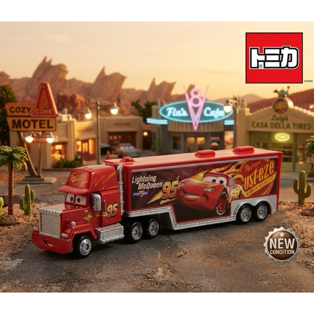 Takara Tomy Disney Cars Tomica Mac (Cars 3 Transporter ) มือสอง