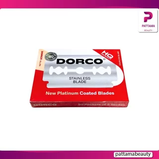 Dorco Stainless Blade ดอร์โก้ ใบมีดโกน 2 คม 1 กล่อง (100 ใบ) DORCO ของแท้ 100%