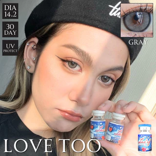 คอนแทคเลนส์ Luxzy lens ( love too ) ขนาดกลาง 14.2
