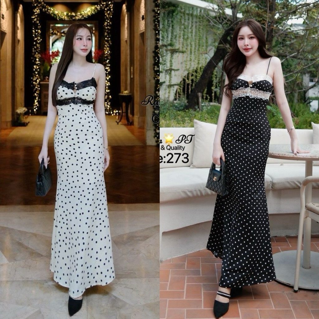 D9 มาเพิ่มแล้ว งานป้าย Rattana Dress