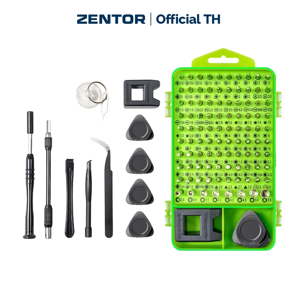Zentor ชุดไขควงแม่เหล็ก ชุดไขควง 111in1 อเนกประสงค์ ซ่อมโทรศัพท์ นาฬิกา แว่นตา precision screwdriver