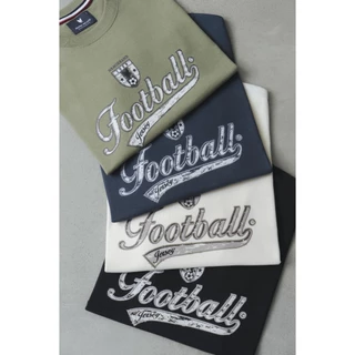 MeMo™ | NEW | Football Varsity งานสกรีน สไตล์ Football Retro ผ้า Supersoft แขนสั้น ทรง Unisex