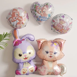 (สินค้าพร้อมส่งจากไทย) ลูกโป่งฟอยล์ ลูกโป่งการ์ตูน ตุ๊กตา Duffy and friend Lina bell stella lou กระต่าย Disney