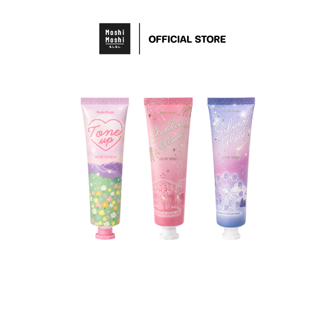 Moshi Moshi Tone up Body Lotion Body Serum สำหรับผิวกาย กลิ่นหอม ขนาด 30 ml. รุ่น 7100079512-79514