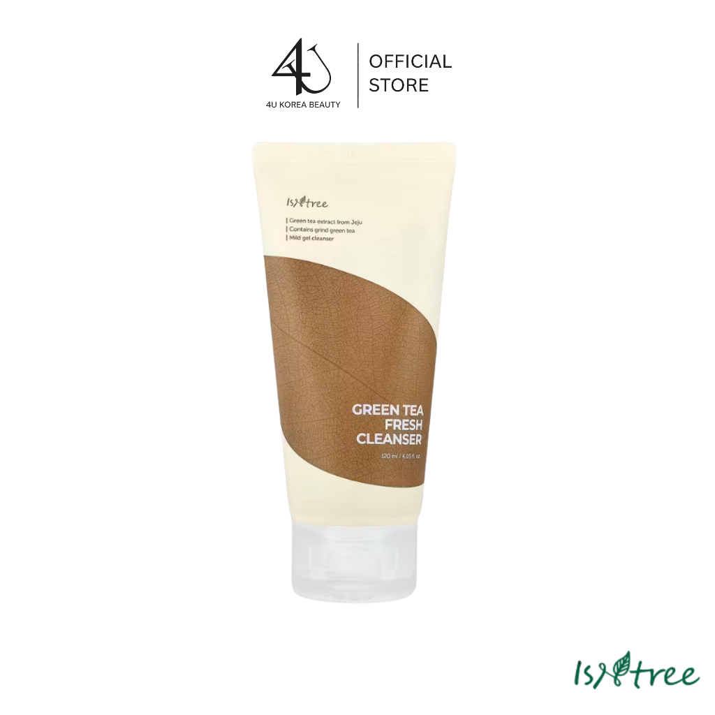 ISNTREE GREEN TEA FRESH CLEANSER 120ml คลีนเซอร์ โฟมล้างหน้าทำความสะอาดผิวหน้าอย่างหมดจด