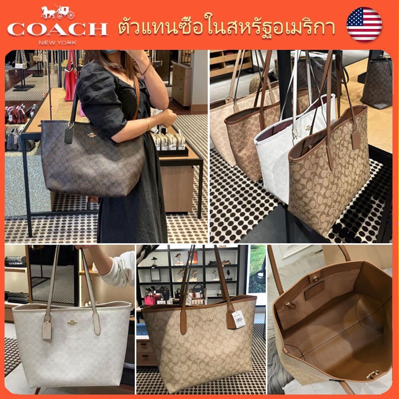 แท้💯%🔥พร้อมส่ง🔥กระเป๋าสะพายไหล่สำหรับผู้หญิง coac h แท้ กระเป๋าสะพายข้าง crossbody bag 5696