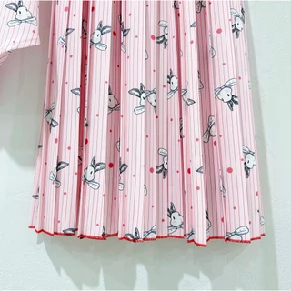 Sawat bt "Rabbit ruff set" เซตอัดพลีทรุ่นนี้ตัวเสื้อoversize ปกระบาย ทรงหูกระต่ายยาว