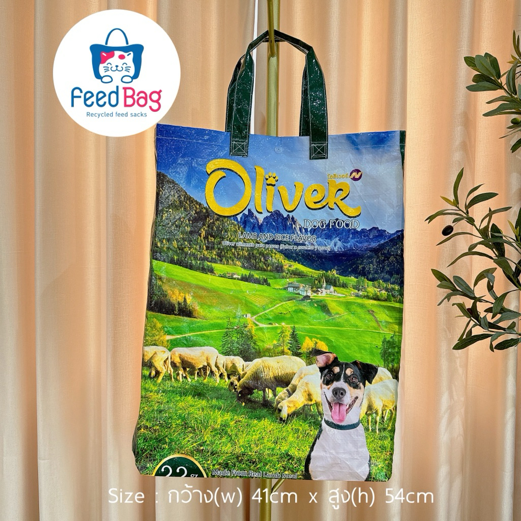 กระเป๋ากระสอบรีไซเคิลUpcycleBag Oliver(Dog)