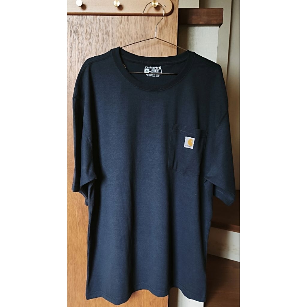Carhartt k87 เสื้อยืดกระเป๋าหน้า แนวสตรีท ทรง Oversized รูปที่ 4