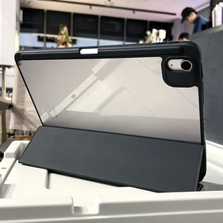 Case gen11/gen8/gen7mini7/6 Air4/Air5/Air6 10.9 Air13 pro11 pro12.9 gen5/6 gen10วัสดุอะคริลิค เคสไอเเพด ที่ใส่ปากกา