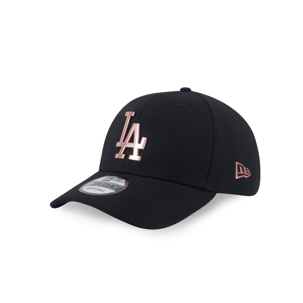 หมวกแก๊ป New Era รุ่น Los Angeles Dodgers Metal Badge Matte Brushed Black 9Forty Cap