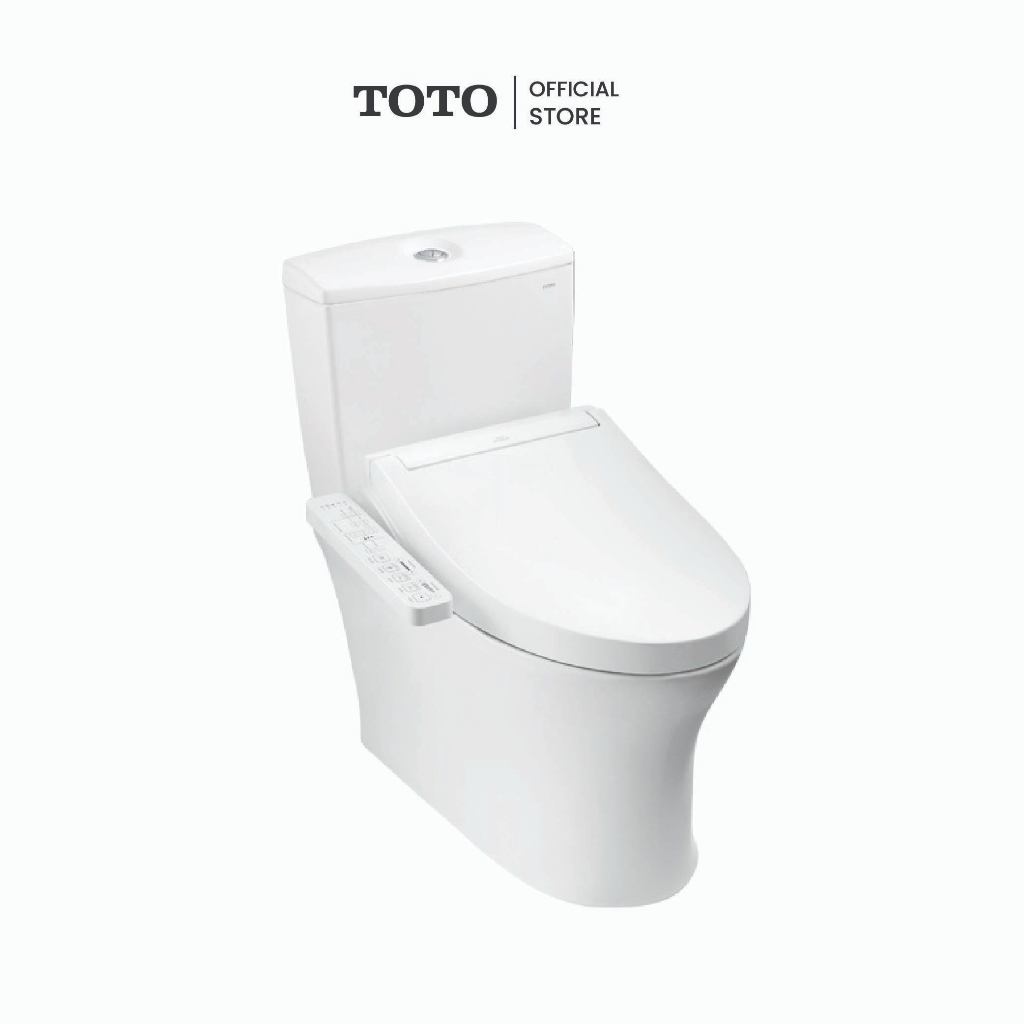 TOTO CST920UW2R สุขภัณฑ์สองชิ้น 4.5/3 L พร้อมฝารองนั่ง WASHLET™ รุ่น TCF23410ATH