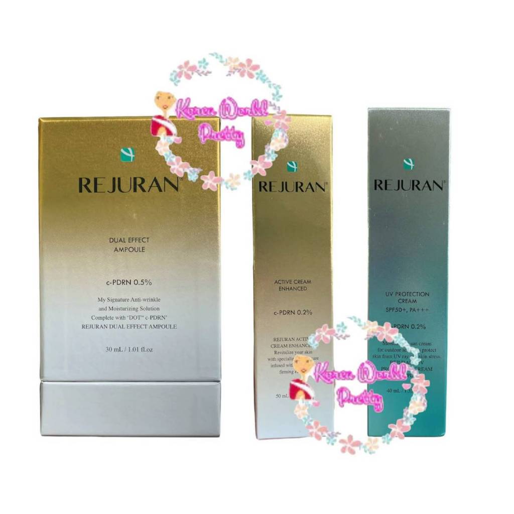 Rejuran รีจูรัน Healer DUAL Effect Ampoule /Turnover Active cream/ UV Protection /Turnover Ampoule /