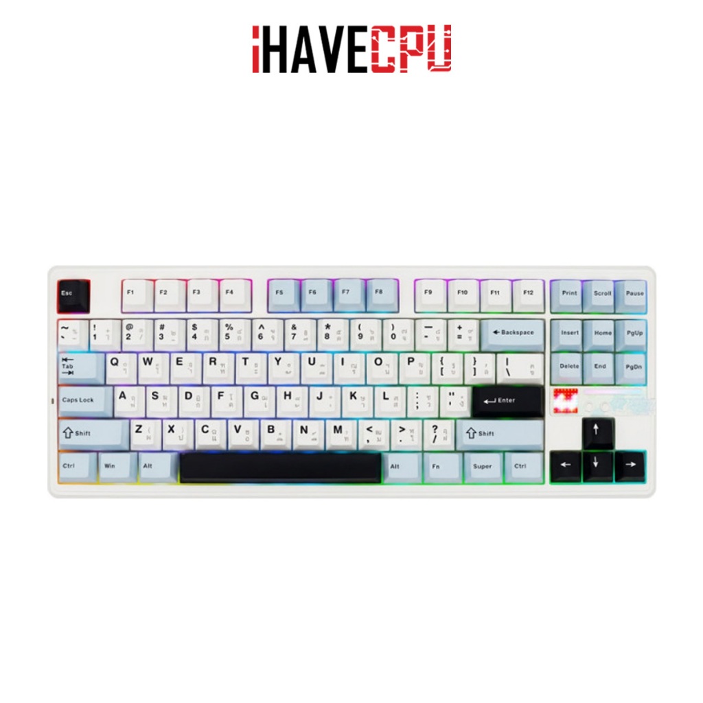คีย์บอร์ด (keyboard) iHAVECPU AULA F87PRO V2 3IN1 WIRELESS (EN/TH)