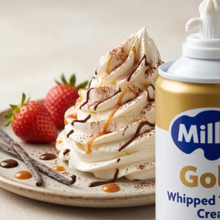Millac Roselle Supreme Confectionery Topping 500g(250gx2) .-วิปครีม มิลแลค 500กรัม (250กรัม x2)