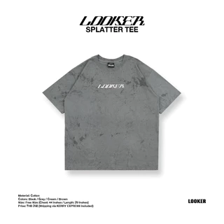 เสื้อยืดฟอกสลัดสี LOOKER® — SPLATTER TEE