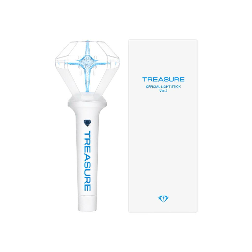พร้อมส่ง 🌸 แท่งไฟ 💎 Treasure 🤍 TREASURE OFFICIAL LIGHT STICK Ver.2 เลือกการ์ดได้