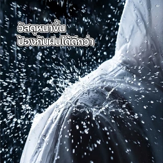 ชุดกันฝน เสื้อกันฝน EVAเสื้อกันฝนแฟชั่น สไตล์เกาหล Rain coats กันน้ำ แบบหนา ใส่ขี่มอไซค์ ไม่มีฝนรั่ว มีหมวก กันน้ำ ทนทาน