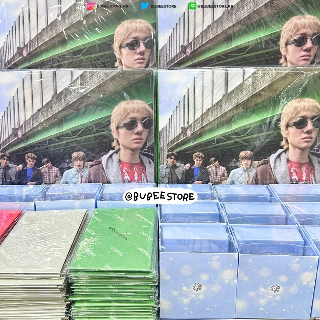 (ใช้โค้ดลด 20% สูงสุด 1000.-) พร้อมส่ง มีส่งด่วน 🛵 CORTIS - 2nd EP Album [GREENGREEN] Blue Lip Balm / Vinyl / Weverse