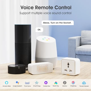 SMATRUL ปลั๊กอัจฉริยะ Zigbee 3.0 Tuya Smart Plug 16A 3500W วัดพลังงานไฟฟ้า Energy Monitor ควบคุมผ่านแอป Smart Life ตั้งเ