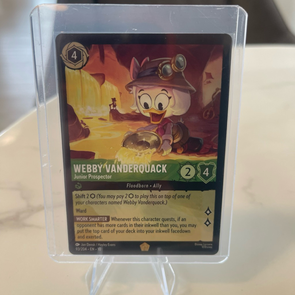 Disney Lorcana TCG (Nom Foil)การ์ดดิสนีย์ ภาษาอังกฤษ ENG รูปที่ 3