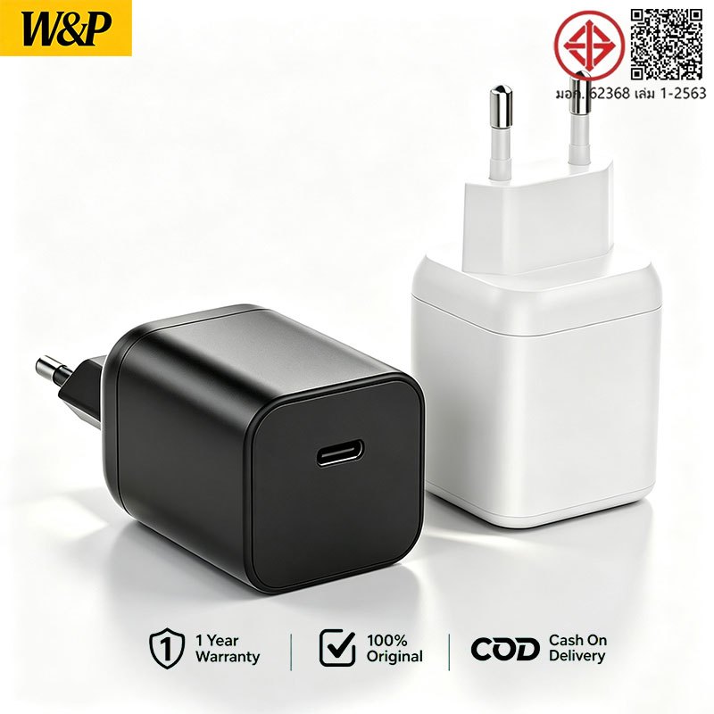 รับประกัน 1ปี PD 65W GaN หัวชาร์จเร็ว 15W 25W 45W (หัวชาร์จ+สายดาต้า TypeC) สายชาติเร็ว fastcharging