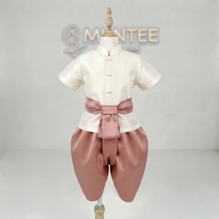 ชุดไทยเด็กผู้ชาย ชุดราชประแตนเด็ก ชุดท่านขุนมีมากกว่า 10สีไซส์1-10 ขวบ
