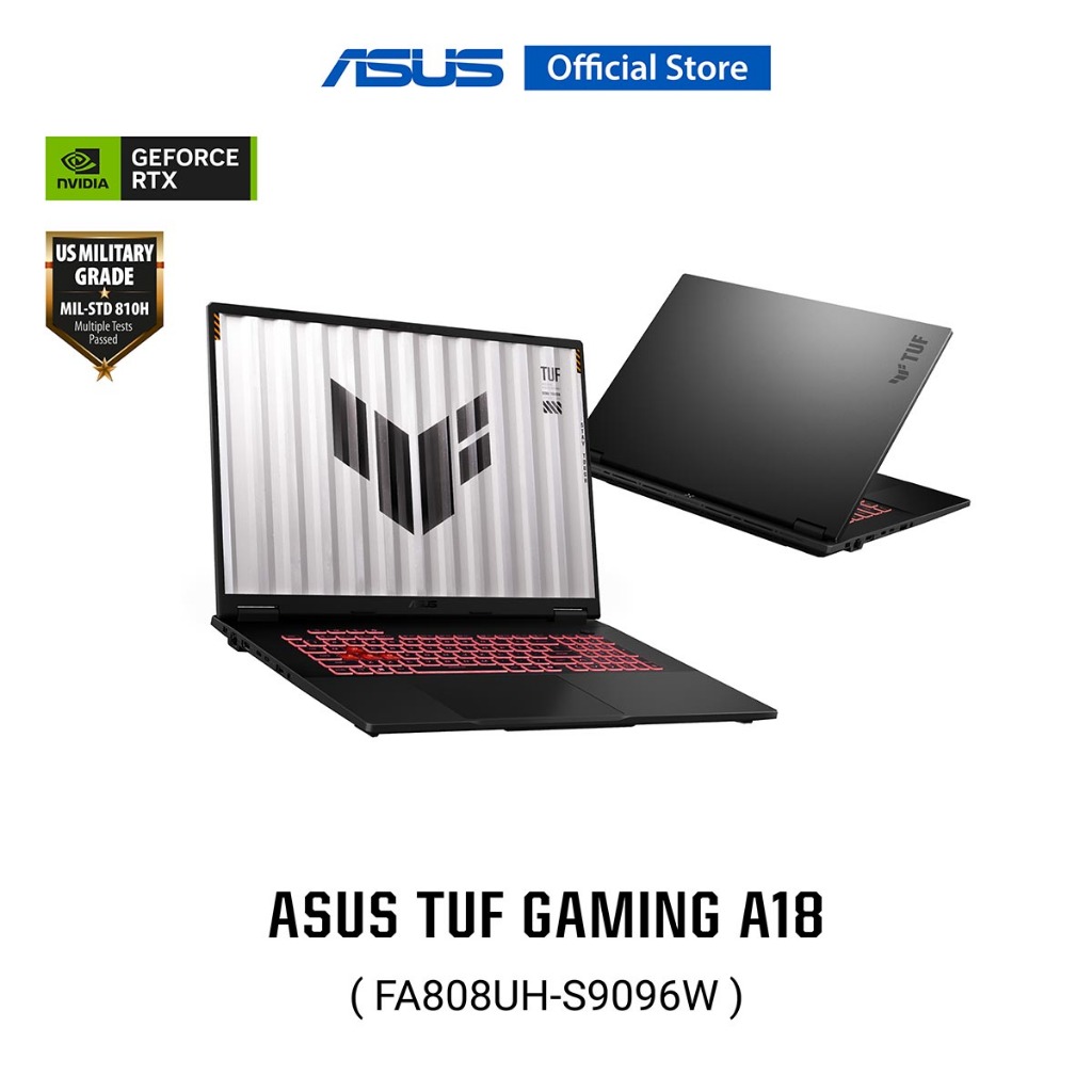 ASUS TUF Gaming A18 (FA808UH-S9096W) 18" 2.5K, AMD R7-260, 16GB, 512GB SSD, RTX5050 8GB GDDR7, W11