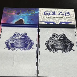 กระดาษลอกลาย GDLab (เนื้อคาร์บอนสีดาร์กบลู) THERMAL TRANSFER PAPER ใช้ได้ทั้งลอกเครื่องและลอกมือ