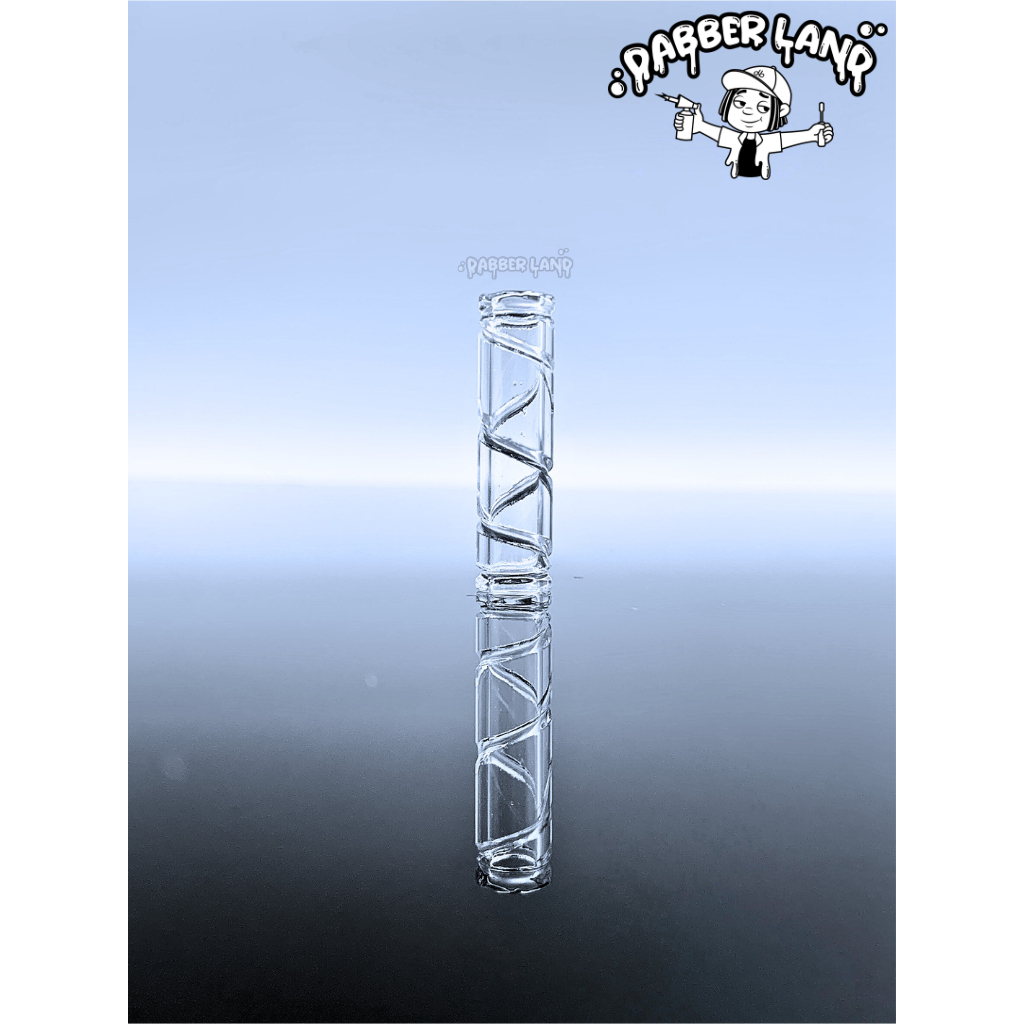Spiral Deeply Engraved Quartz Pillars [DL32]