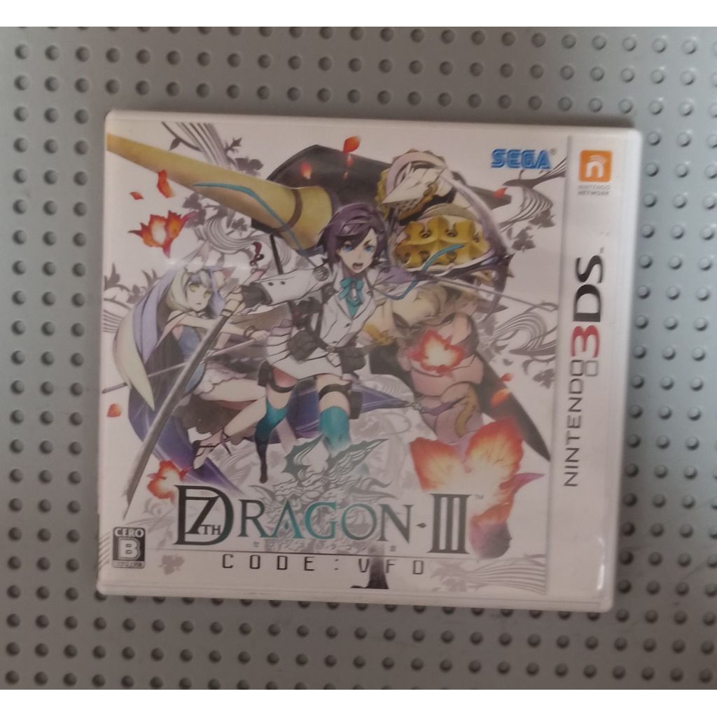 แผ่นเกมแท้ NINTENDO 3DS (มือ2) : 7TH DRAGON III CODE VFD (โซนJP)