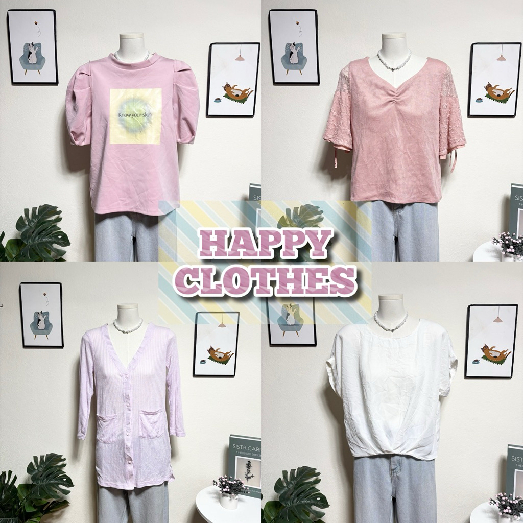 เสื้อผ้าแฟชั่นมือสองรวมวัย ใส่เที่ยว ใส่ทำงาน รวมแฟชั่นทุกแนว B02 1/8/2569