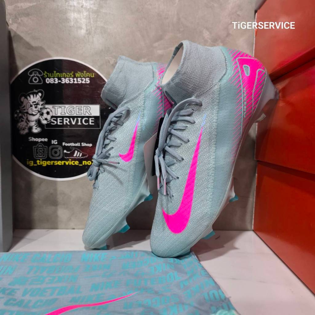 Nike Prism Pack Zoom Mercurial Superfly10 Elite FG รหัสสินค้า FQ1454-301 สเปก ตัวท็อป ข้อสูง