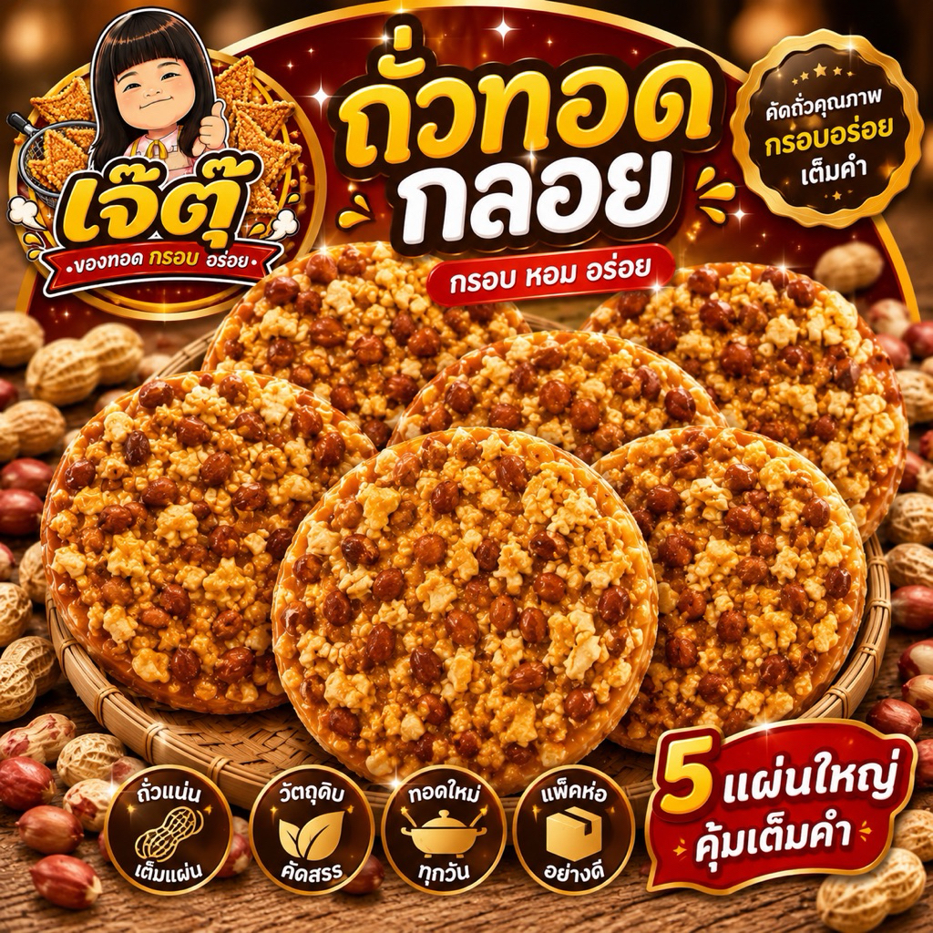 ถั่วกลอย 🥜 ถั่วกลอยทอด กรอบ หอม หวานกำลังดี เคี้ยวเพลินทุกคำ✔️ กรอบ อร่อย ถั่วกลอยทอด อร่อยจนหยุดไม่ได้