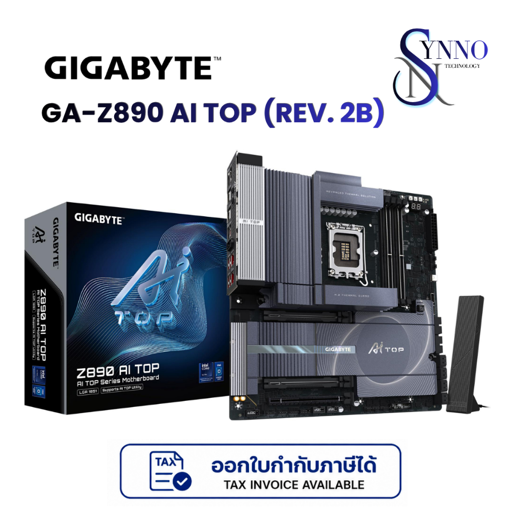 เมนบอร์ด MAINBOARD GIGABYTE GA-Z890 AI TOP (Rev. 2B)
