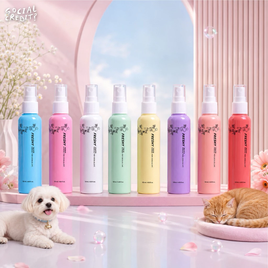 Freshy Dogs and Cats Perfume น้ำหอม Freshy สุนัขและแมว ขนาด 60 ml.