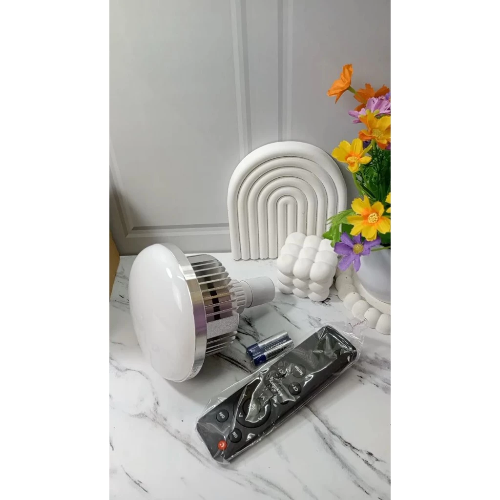 หลอดไฟLED สำหรับงานสตูดิโอ 300w ขั้วหลอด E27 พร้อมรีโมท ปรับอุณหภูมิสีได้(WB) และความสว่างได้Dimable สำหรับถ่ายสินค้า thumbnail 8