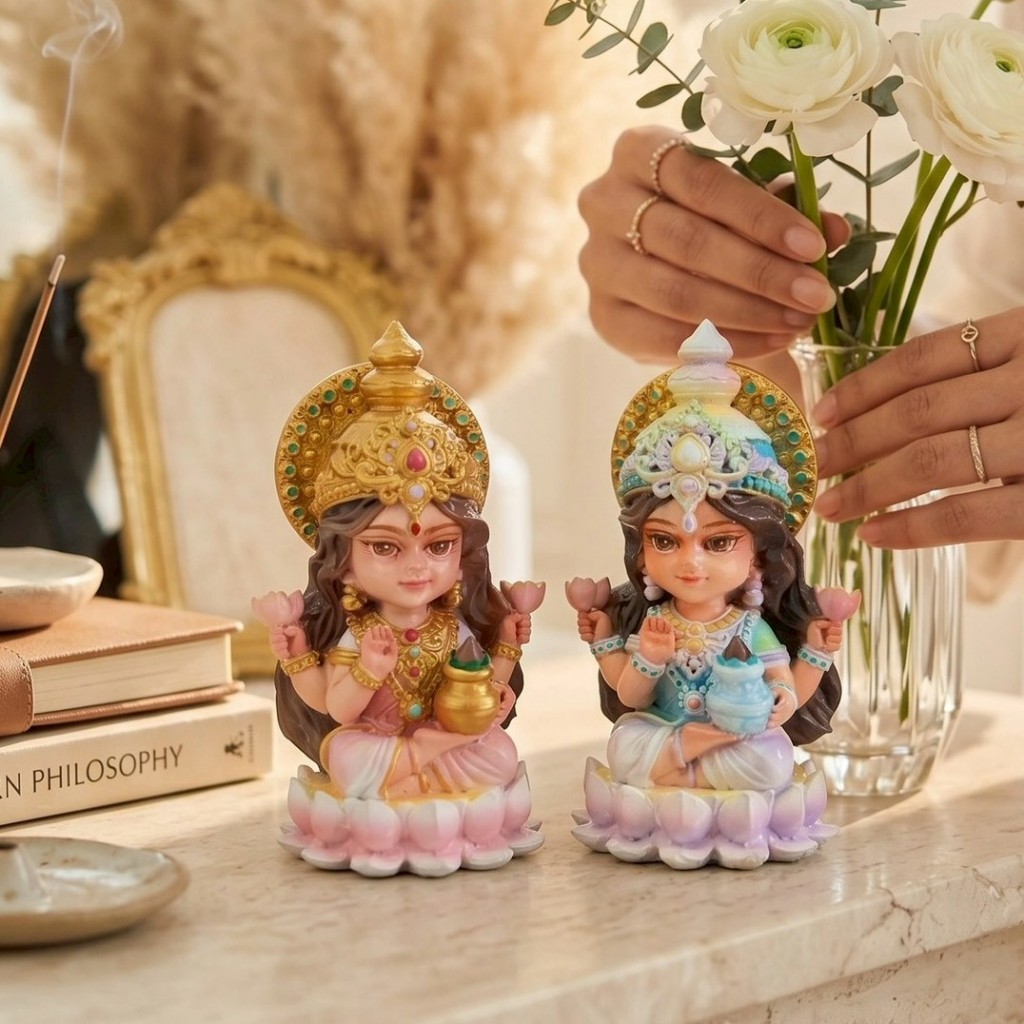 พระแม่ลักษมี ลิขสิทธิ์ puja amulets ทำพิธีเทวาภิเษก เรียบร้อย ปูจา