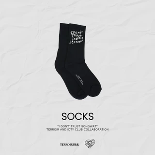 Socks I Don’t Trust Songwat | ถุงเท้า สีดำ