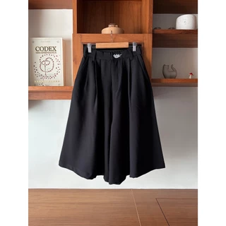 cat soup : belly up cat wide pants / กางเกงขาบานปักลาย ‘belly up cat’