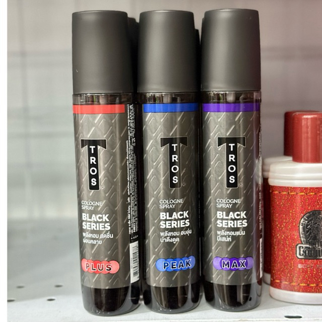 TROS Black Series Cologne Spray 100ml น้ำหอมสเปรย์ผู้ชาย ทรอส โคโลญจน์