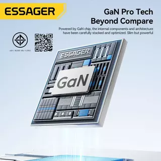 Essager 85W GaN 3 Type-C+3 USB-A อัจฉริยะอุณหภูมิต่ําชาร์จเร็วเครื่องชาร์จเดสก์ท็อปเข้ากันได้กับแล็ปท็อปสมาร์ทโฟน B11